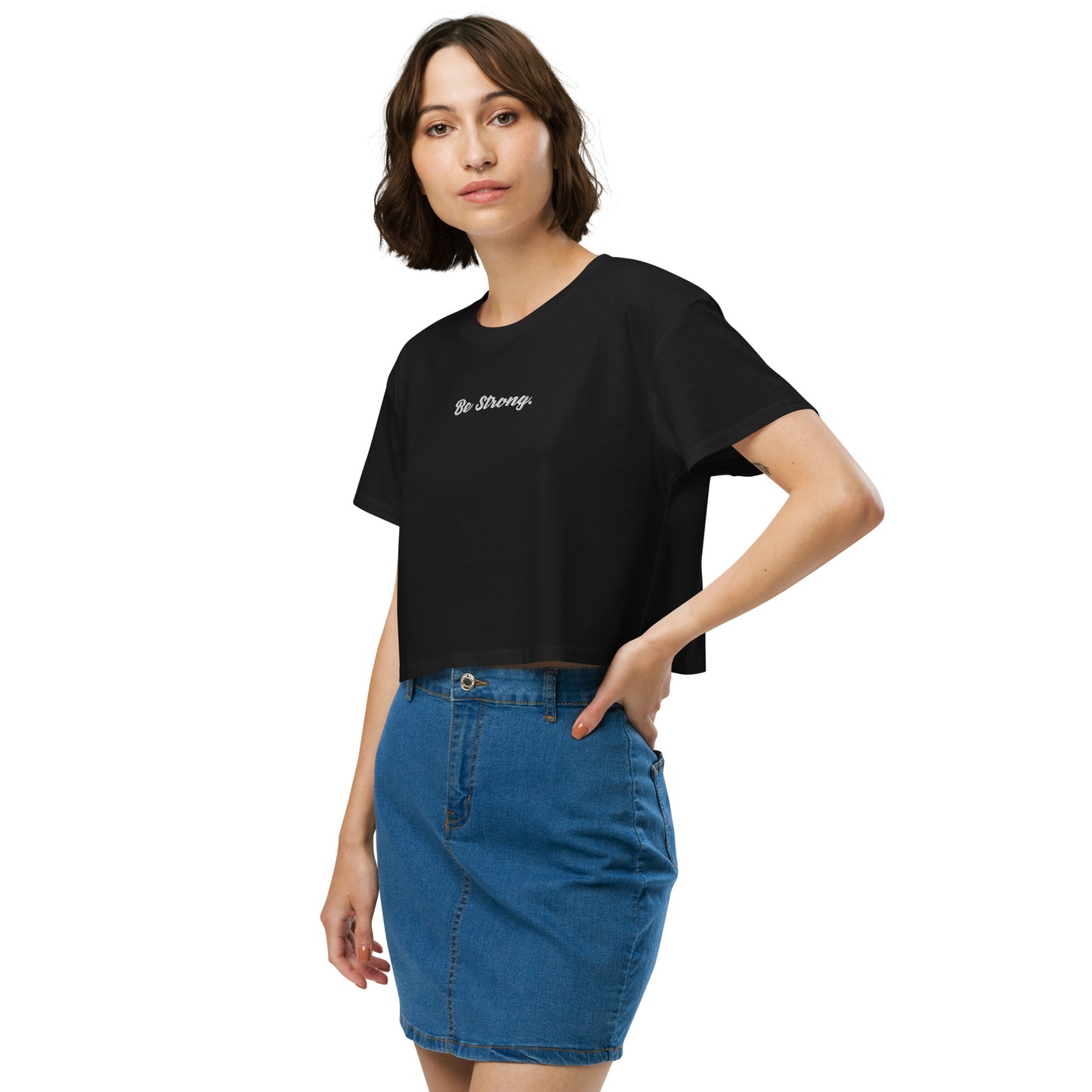 Be Strong. Women’s crop top