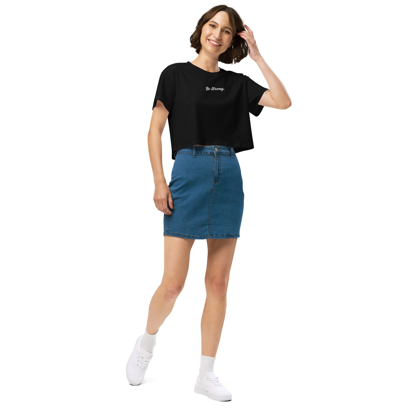 Be Strong. Women’s crop top
